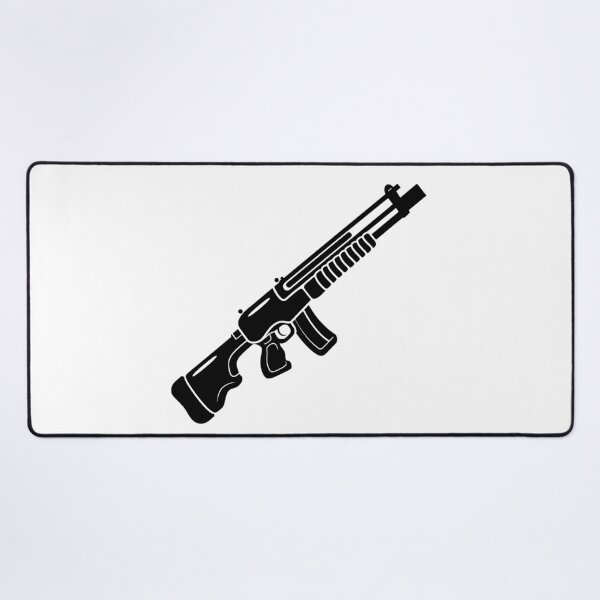 Item preview, Black and White Machine Gun Art designed and sold by Modern-Horizon.