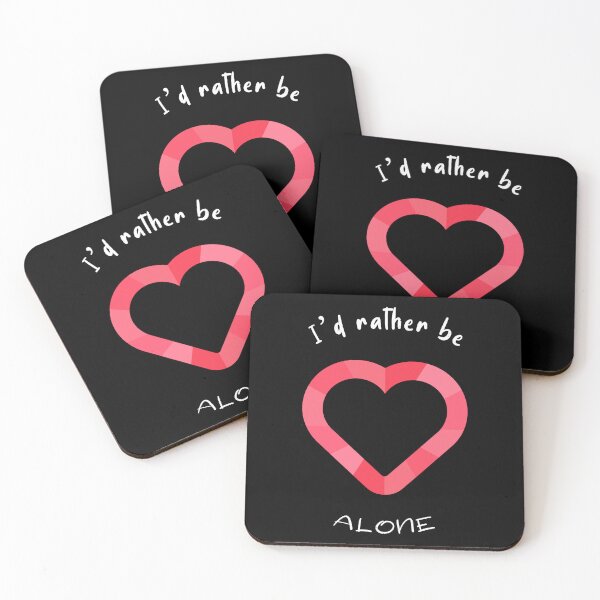 Item preview, I'd Rather Be Alone designed and sold by RiseandShineTee.