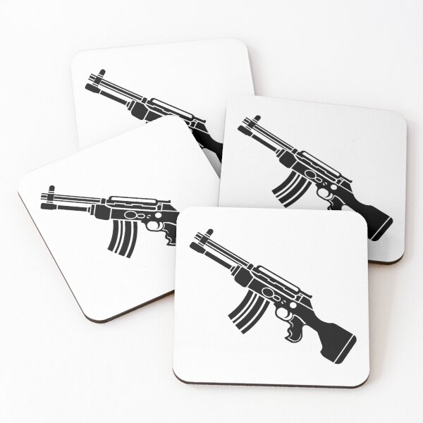 Item preview, Dramatic Black and White Machine Gun designed and sold by Modern-Horizon.