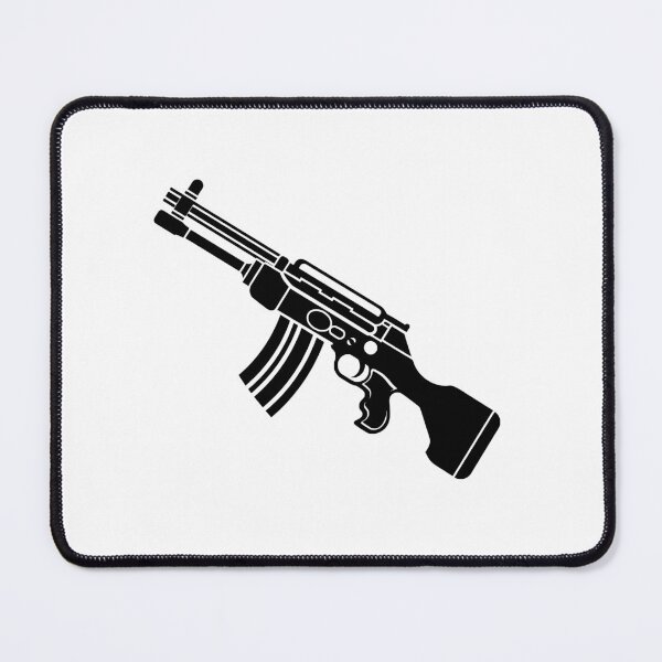 Item preview, Dramatic Black and White Machine Gun designed and sold by Modern-Horizon.