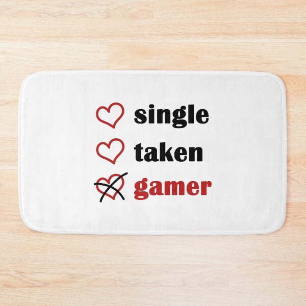Item preview, Single Taken GAMER - funny Valentine gift designed and sold by EmeraldeaArt.