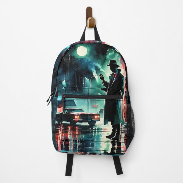 Item preview, Neo Noir Vintage Gas Station [Watercolor] designed and sold by RESToRAPTOR.