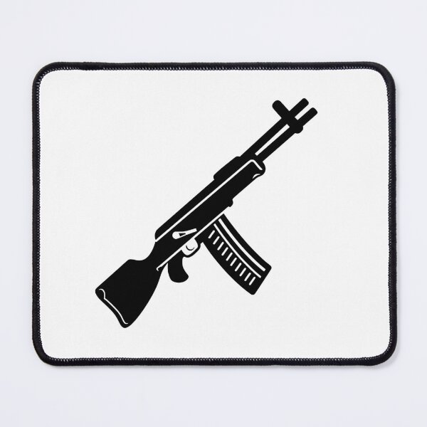 Item preview, Sleek Black and White Firearm Design designed and sold by Modern-Horizon.