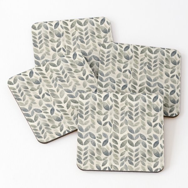 Item preview, Aged Green Leaves designed and sold by nicbeeseart.