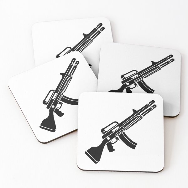 Item preview, Edgy Black and White Machine Gun designed and sold by Modern-Horizon.