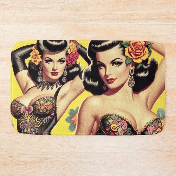 Item preview, Vintage Brunette Pin Ups designed and sold by PulpVintage.