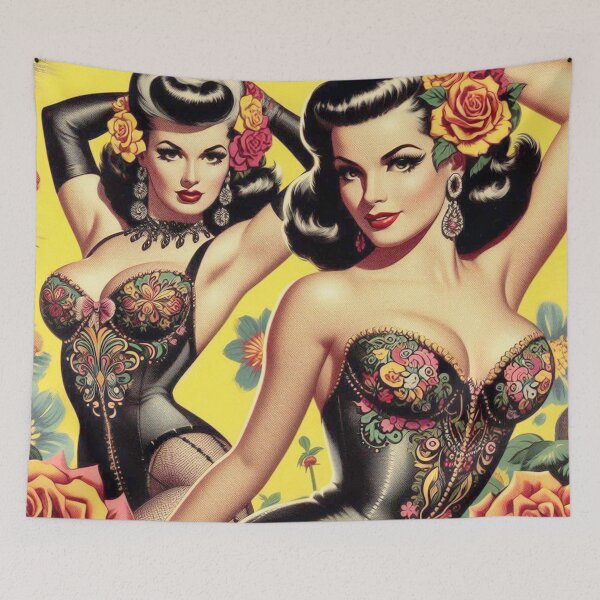 Item preview, Vintage Brunette Pin Ups designed and sold by PulpVintage.