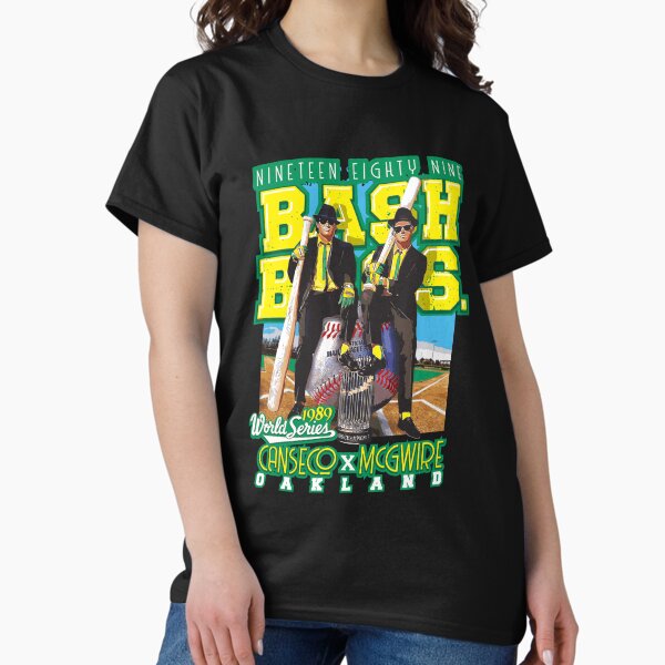 Item preview, Bash Brothers Canseco McGwire vintage style T-shirt designed and sold by GoDerSlimTees.