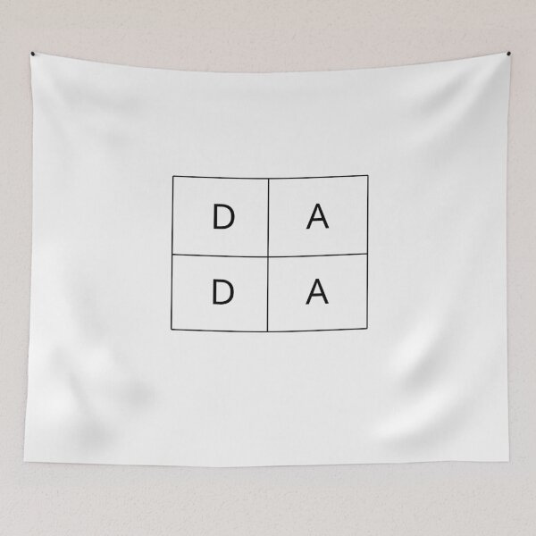 Item preview, Dada - Daddy - Dad - Square t-shirt with a cute letter motif. designed and sold by Refianshoop.