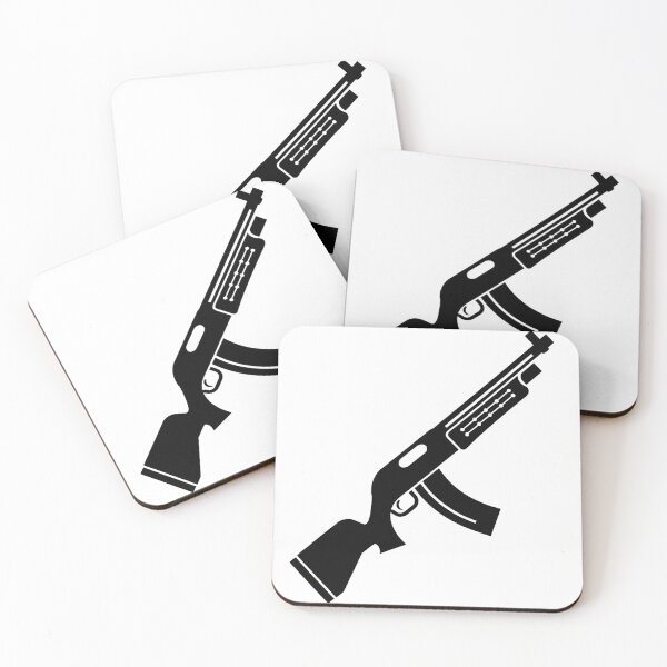 Item preview, Black and White Machine Gun designed and sold by Modern-Horizon.