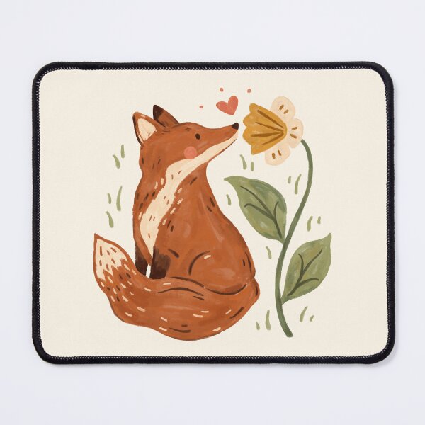 Item preview, Fox and Flower designed and sold by ohjessmarie.