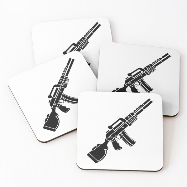 Item preview, Dynamic Black and White Machine Gun designed and sold by Modern-Horizon.