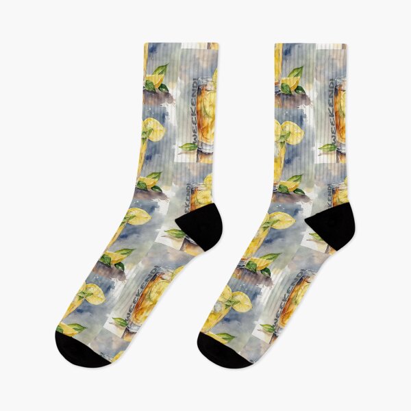 Item preview, Weekend cocktail with lemons in watercolor. designed and sold by kreativeadern.