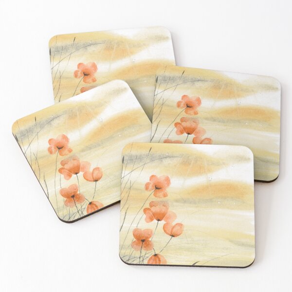 Item preview, poppies in the sunlight designed and sold by AnjaLiaDesigns.
