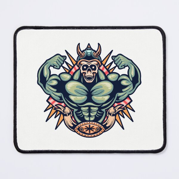 Item preview, Skull Gym Vintage Old School Tattoo designed and sold by coopercreekco.