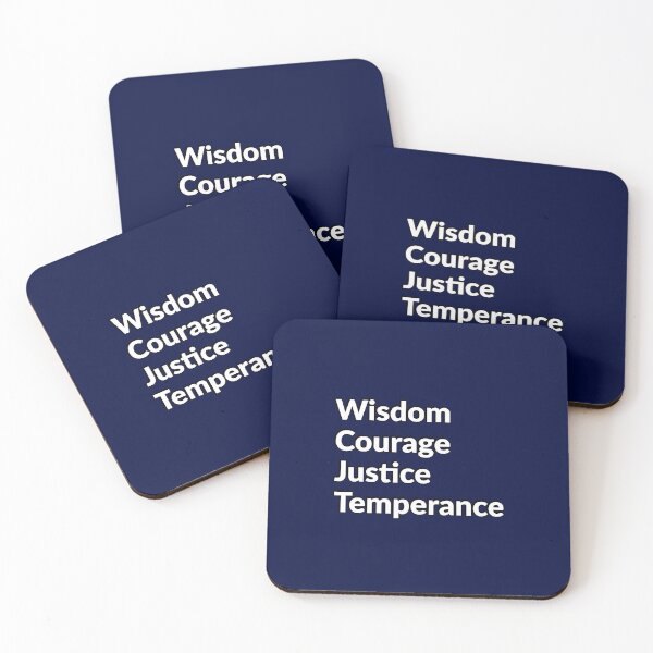 Item preview, Stoic virtues designed and sold by Inspirationmotivation.