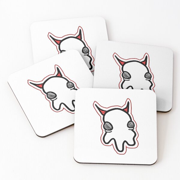 Item preview, Cute Ghost With Horns designed and sold by BobbyMillsArt.