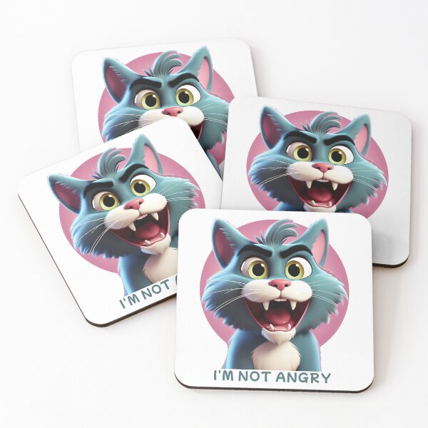 Item preview, Angry Nervous Cat designed and sold by neworionsOrions.