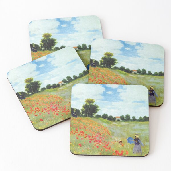 Item preview, Poppy Field near Argenteuil - by Claude Monet 1873 designed and sold by niki2028.