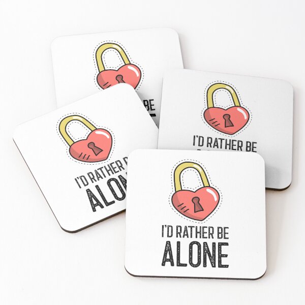 Item preview, I'd Rather Be Alone  designed and sold by RiseandShineTee.