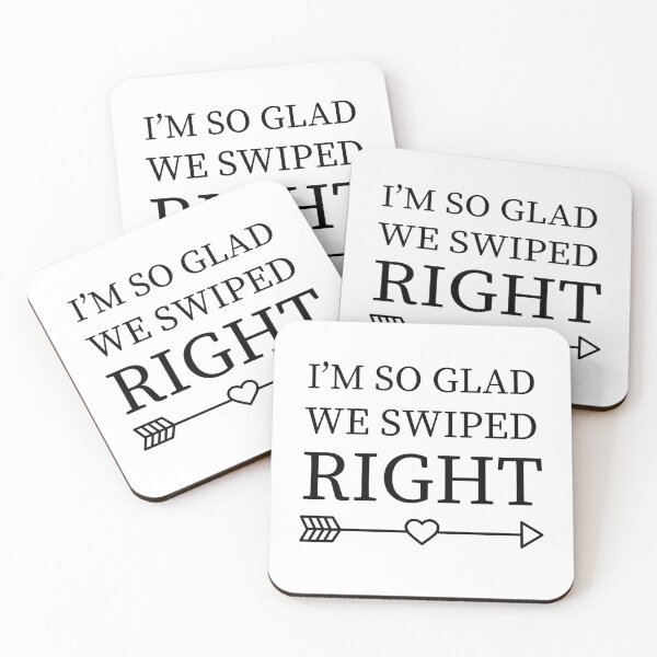 Item preview, I'm so glad we swiped right designed and sold by GRINspiration.