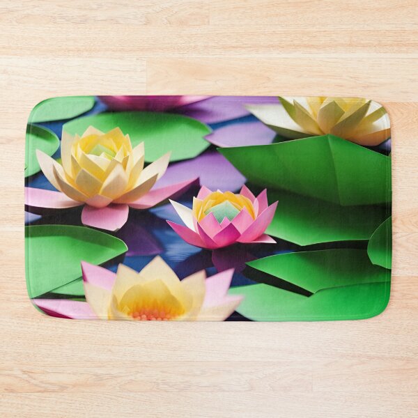 Item preview, Origami Art - Serene Ripples: Waterlilies Dancing on a Pond designed and sold by ArtfulFolds.