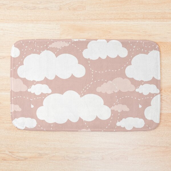 Item preview, Pink Linen Clouds Pattern, Cloudy Day designed and sold by Cr320.