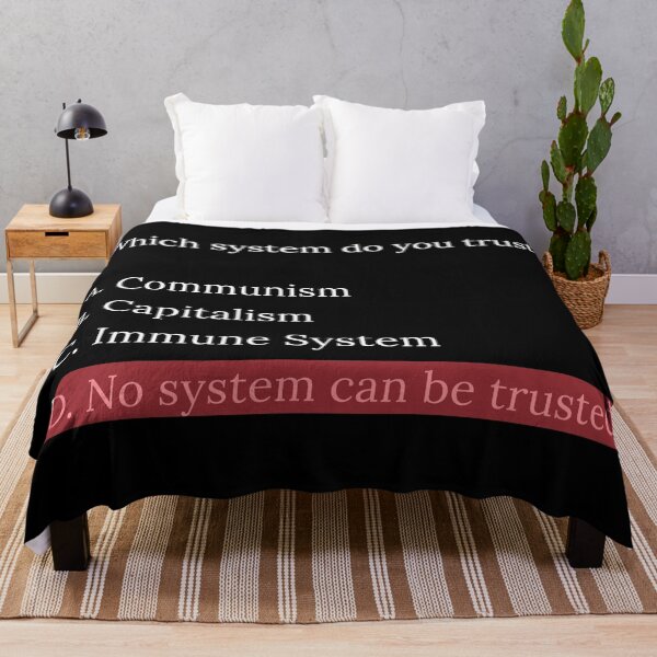 Item preview, Multiple choice. In which system do you trust? No system can be trusted designed and sold by scientiafemina.