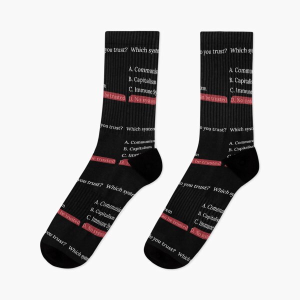 Item preview, Multiple choice. In which system do you trust? No system can be trusted designed and sold by scientiafemina.