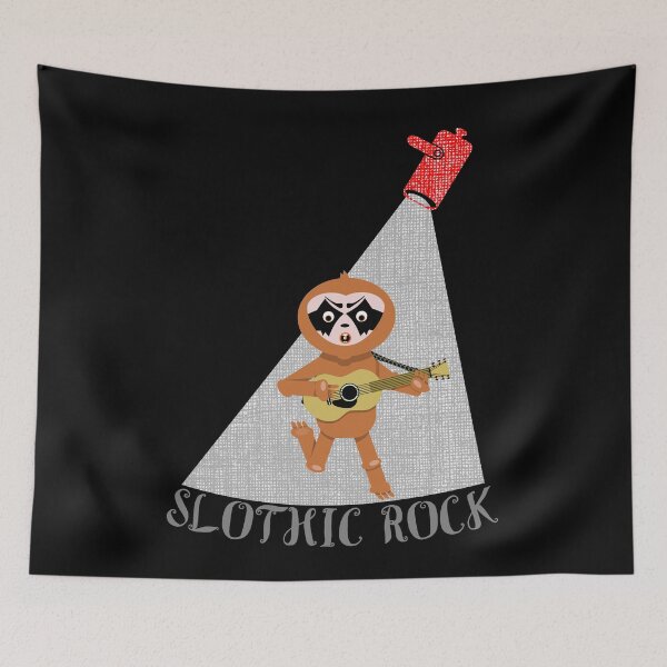 Artikelvorschau, Faultier Gothic Rock entworfen und verkauft von piedaydesigns.