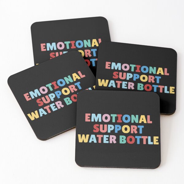 Item preview, Emotional support water bottle, funny sarcastic designed and sold by wittyprinttop.