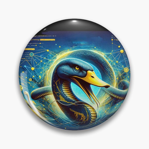 Item preview, Duck Typing in Cyberspace: Python's Dynamic Typing Paradigm designed and sold by TuringTacoTales.
