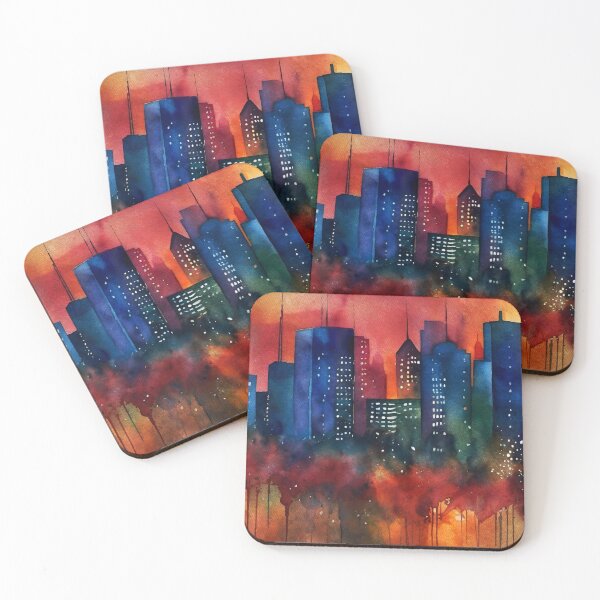Item preview, Colorful City designed and sold by Ravenbluff.