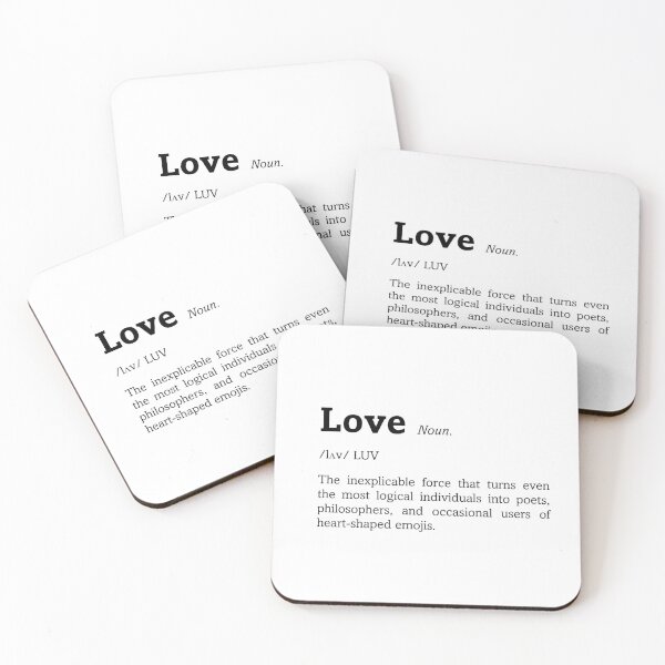 Item preview, Love definition designed and sold by ByOliB.