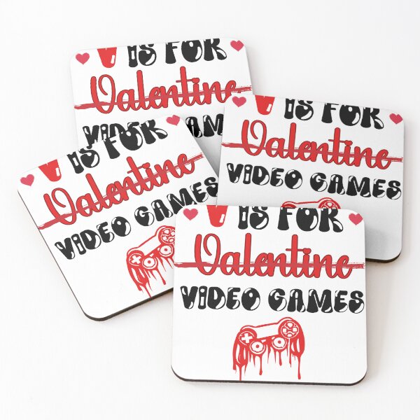 Item preview, V is for Valentine Video Games - Retro Controller Love designed and sold by FabledCanvas.