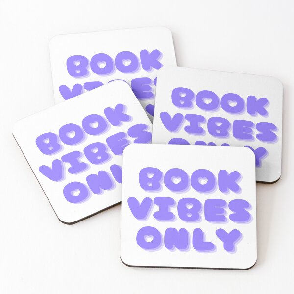 Item preview, Book Vibes Only | Book lover quotes designed and sold by PurpleWay.