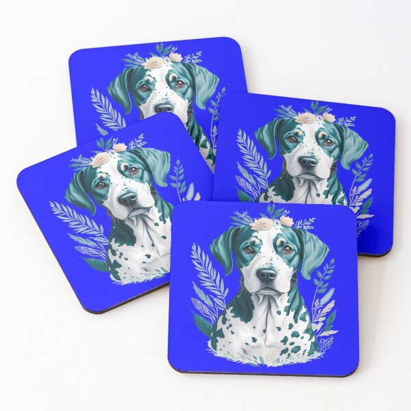 Item preview, Dalmatian Dog Owner Floral Full Face Image Art  designed and sold by fantasticdesign.
