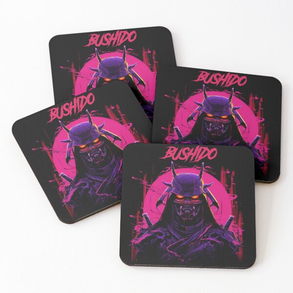 Item preview, Synthwave Cyberpunk Bushido designed and sold by GlitchGrotesque.