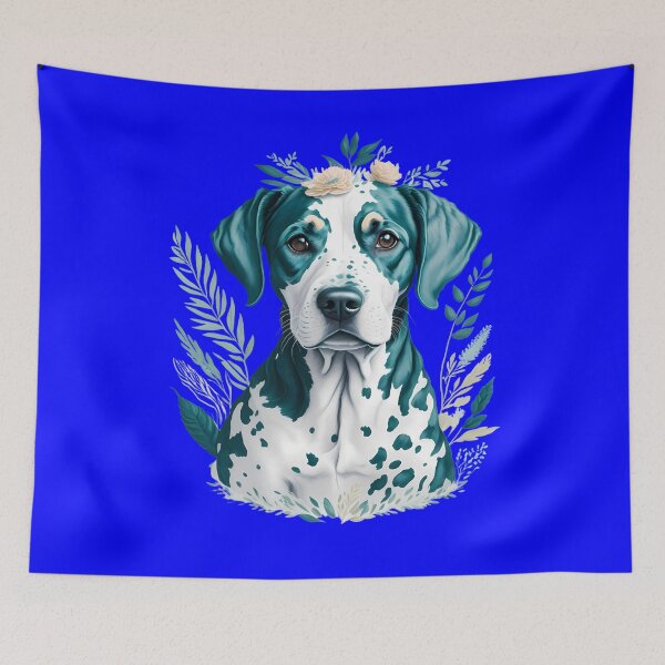 Item preview, Dalmatian Dog Owner Floral Full Face Image Art  designed and sold by fantasticdesign.