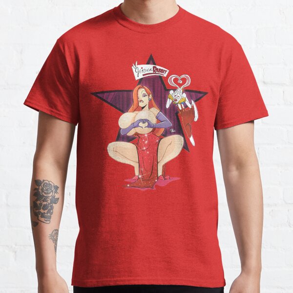 Jessica rabbit #Boobheartchallenge Classic T-Shirt