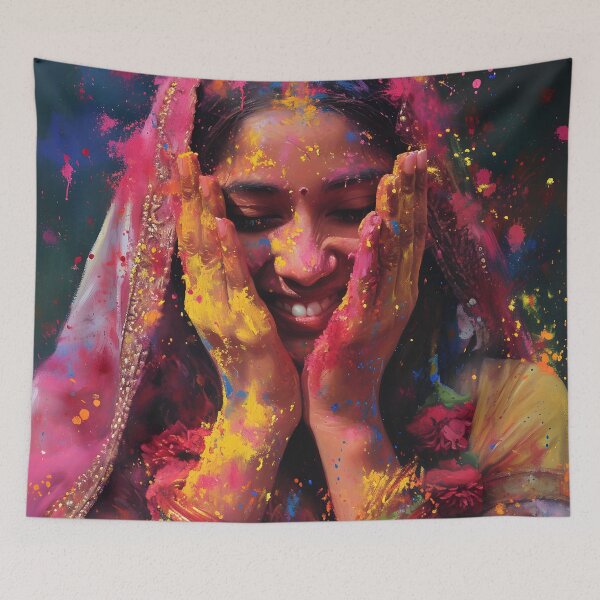 Item preview, Colors in Harmony: Celebrating Holi, a Festival of Vibrant Traditions designed and sold by InsaneLEDP1994.