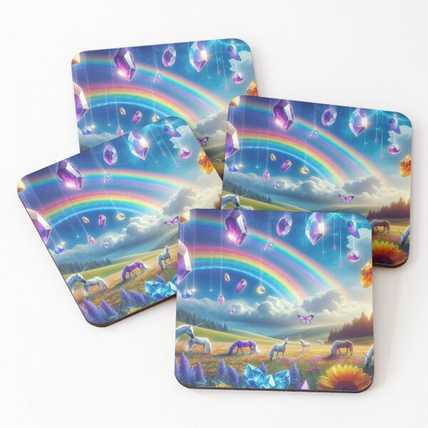 Item preview, Enchanted Realm: Unicorns, Rainbows & Crystals designed and sold by yodabi.
