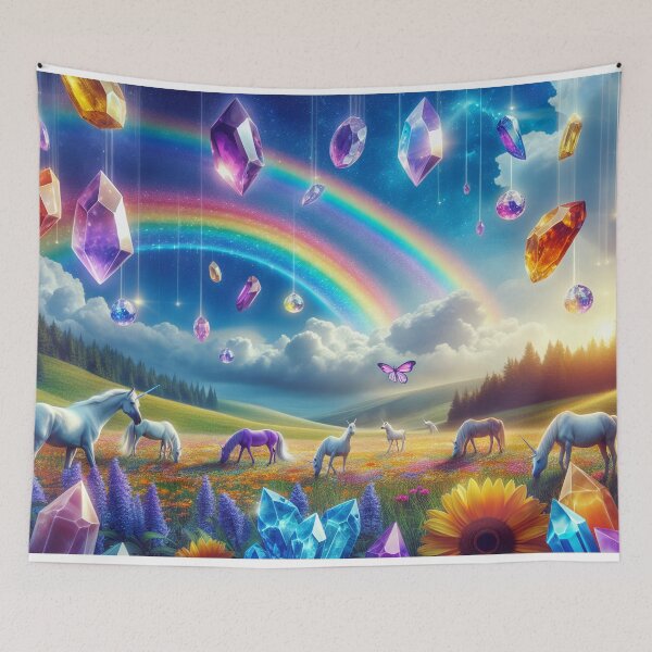 Item preview, Enchanted Realm: Unicorns, Rainbows & Crystals designed and sold by yodabi.