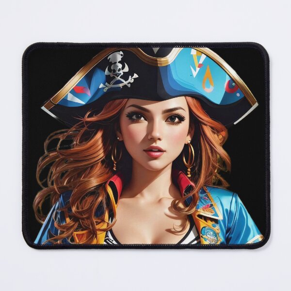 Item preview, Voyage of Vivacity: A Buccaneer's Bold Chromatic Portrait designed and sold by ArtComixHaven.