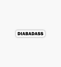 Diabetes Awareness T-Shirt - Diabetic AF Diabadass Sticker