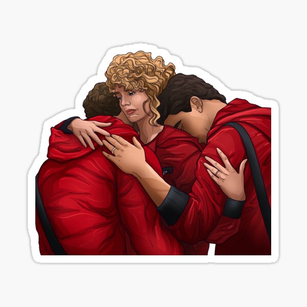 Item preview, Money heist sticker, la casa de papel designed and sold by ElishasArt17.