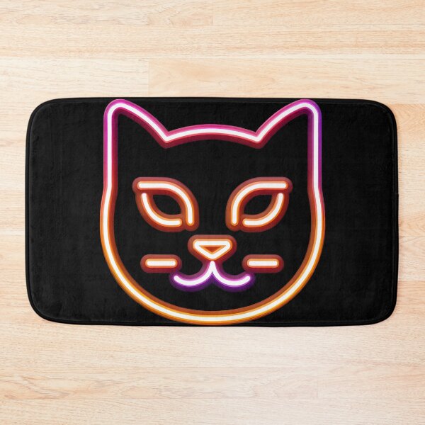 Item preview, Neon Light Cat for Cat Lovers designed and sold by StickaTime.