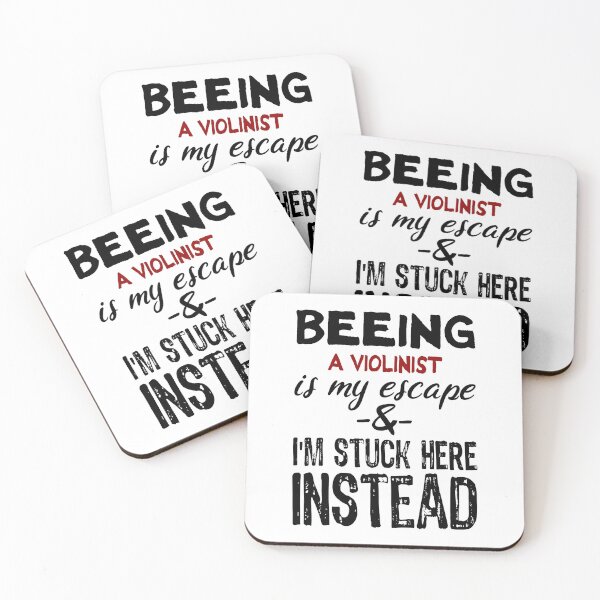 Item preview, Beeing A Violinist is my escape designed and sold by BYNDART.