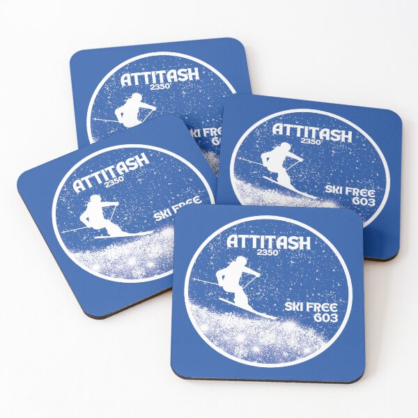 Item preview, Attitash - Ski Free 603 Downhill Ski Badge designed and sold by MagpieMoonUSA.