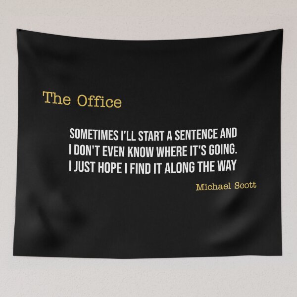 Item preview, The Office- Lost Sentence- Michael Scott designed and sold by pinkunicornshop.